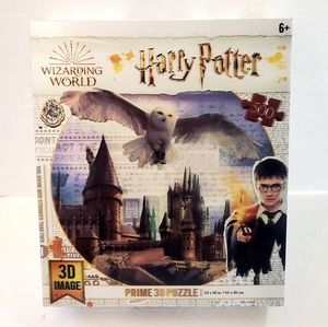 Harry Potter Wizarding World Hogwarts & Hedwig 500 Pieces Prime 3D